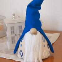 Gnomo in stoffa portafortuna. Per Natale