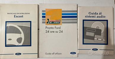 Libretti di Uso e Manutenzione Ford Escort 1997