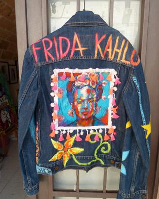 Giubbotto jeans denim Levi's Frida Kahlo