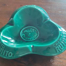 portacenere vintage ceramica Moet Chandon 
