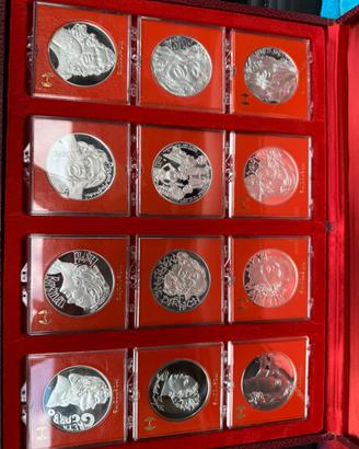 Collezione monete argento