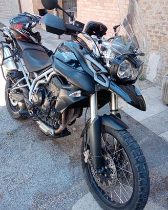 Triumph tiger 800 xc anno 2011 con valigie