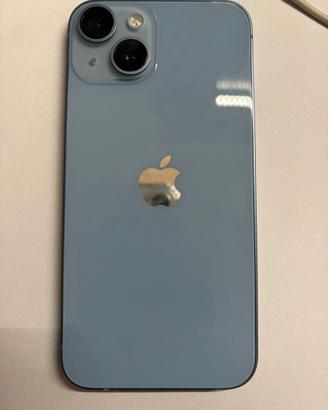 iPhone 14 128GB azzurro con accessori