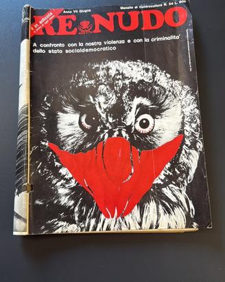 Rivista Re Nudo N. 54 Giugno 1977 anni 70