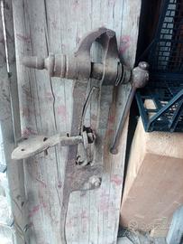 morsa da banco falegname antica 