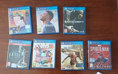 Set di 7 giochi ps4
