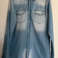 Camicia jeans uomo Clark Jeans Tg XL