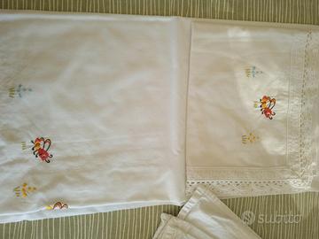 Lenzuola ape 0-24 mesi