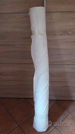 Stoffa bianca in rotolo altezza 144cm