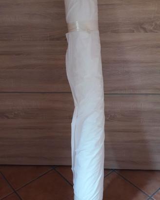 Stoffa bianca in rotolo altezza 144cm