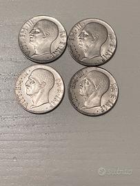 4 monete da 20 centesimi 1943