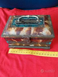 Scatola salva danaio d'epoca In latta