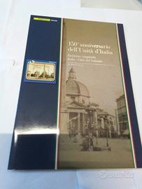 Folder Anniversario Unità d'Italia con Vaticano 