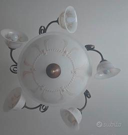 LAMPADARIO IN VETRO DI MURANO