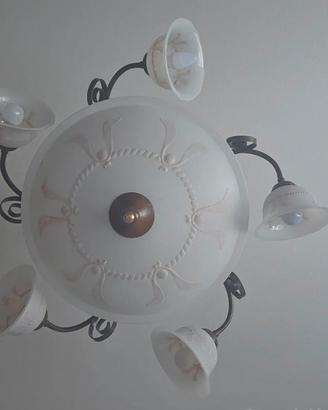 LAMPADARIO IN VETRO DI MURANO