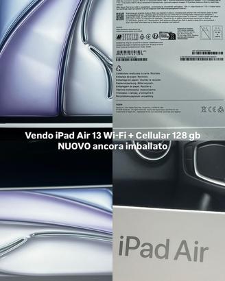 Ipad air 13 wi fi + cellular 128gb