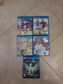 Giochi playstation 4 fifa 15 16 17 18 + dragon age