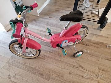 Bicicletta bambina 14 pollici 3-5 anni