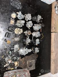 Lotto carburatori scooter piaggio del orto weber