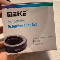 Tubi prolunga per  Fujifilm attacco X   10-16mm