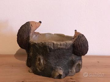 Fioriera Porta Vaso Tronco D'Albero Ricci