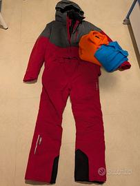 Tuta da sci Icepeak  e 2 maglie pile 14 anni 172cm