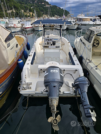 Barca da pesca a motore Acquasport sek 225 2motori