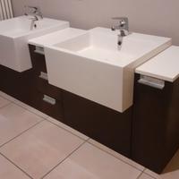 Mobile bagno con doppio lavabo
