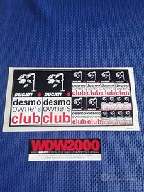 Adesivi Ducati Desmo Owners Club 
