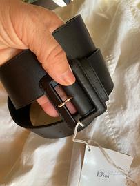 Cintura Dior pelle nera