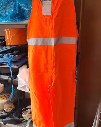 Salopette da Lavoro Arancio HV  Taglia  L