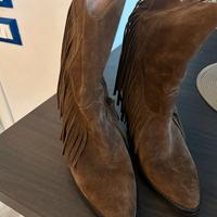 Stivaletti scamosciati Ash 36 tacco largo