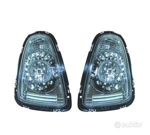 FANALI MINI COOPER 06-10 LED FONDO CROMATO
