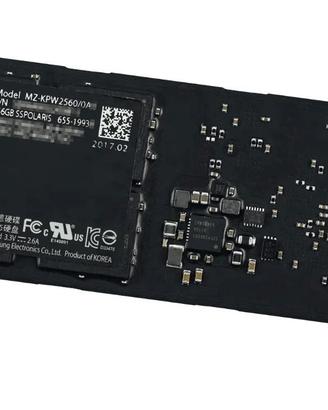 SSD 256 GB Samsung Apple MZ-KPW2560/0A6 Stock 20+