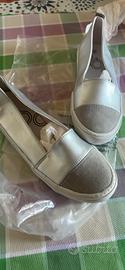 Scarpe ballerine argento