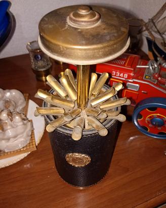 portasigarette vintage in ottone 
