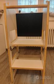 Torre Montessori che diventa tavolino di alta qual