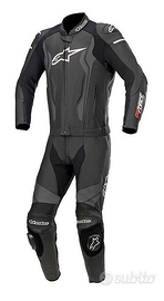 Tuta moto Alpinestars in pelle divisibile