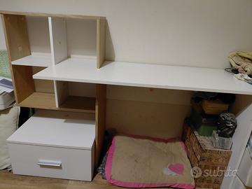 Scrivania Design moderna  con libreria