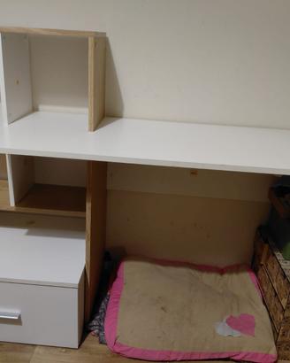 Scrivania Design moderna  con libreria