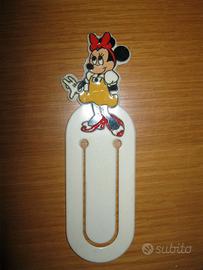 Segnalibro in plastica anni 80-Minnie Disney