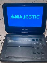 Lettore dvd completo di tutti i cavi e antenna tv