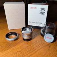 leica leitz mandler 35mm f/2 type IV ottone VM