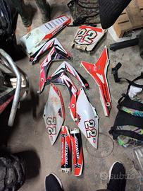 kit plastiche+grafiche Honda CRF 450 R 2012-2016