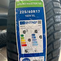 2 Pneumatici auto 225/60 R 17  gomme 4 stagioni