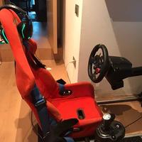 Volante Logitech G29 con supporto sedia da gaming