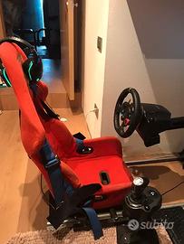 Volante Logitech G29 con supporto sedia da gaming