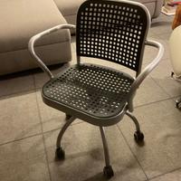 Sedie silver de padova con rotelle