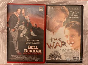 Coppia di vhs/videocassette film con Kevin Costner