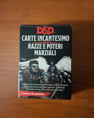 Carte incantesimo Razze dnd 5e d&d dungeon ded